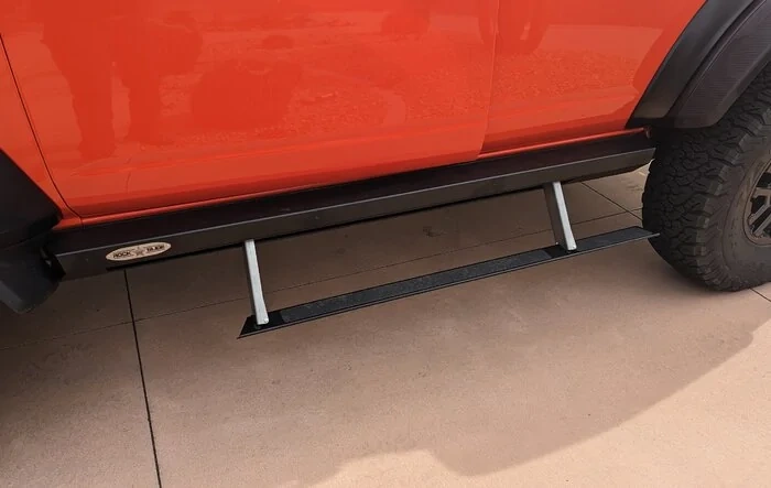 Rock Slide Engineering Step Sliders Installed (Some Raptor Specifics)