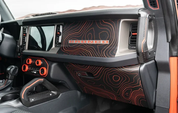 StickerFab Topological Dash Overlays w/ Safety Airbag Cutouts