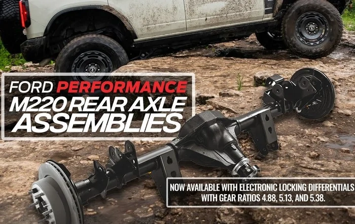 New Gear Ratios NOW AVAILABLE! Ford Performance M220 Rear Axle Assemblies!