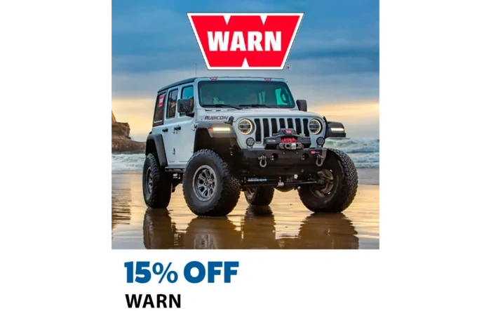 15% OFF WARN winches!!!
