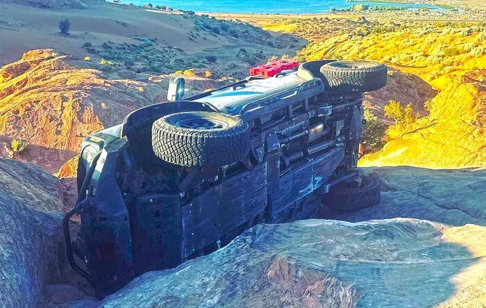 Who has worst self inflicted damage to their Bronco?