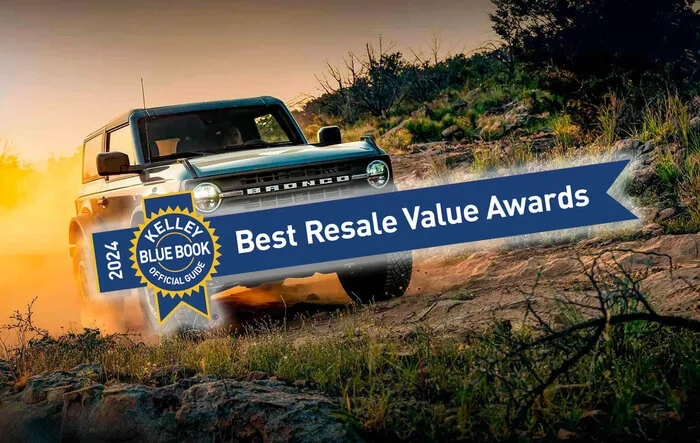 2024 Bronco Wins Kelley Blue Book’s #1 Best Resale Value Award