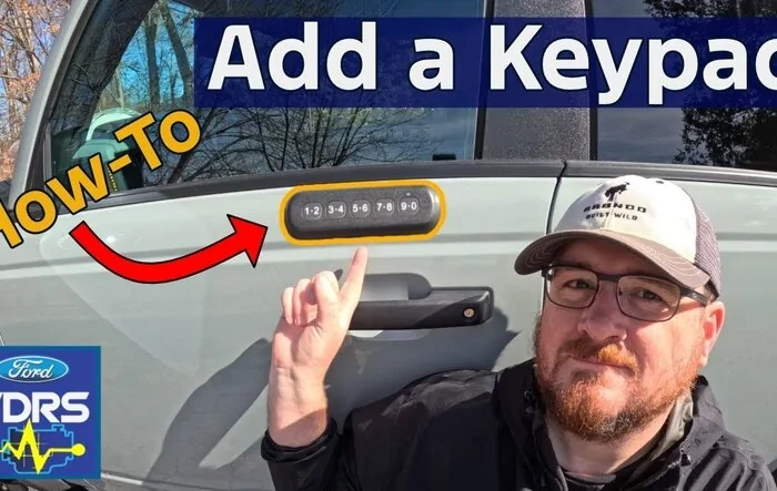 How to install & program a keyless entry keypad on your Bronco