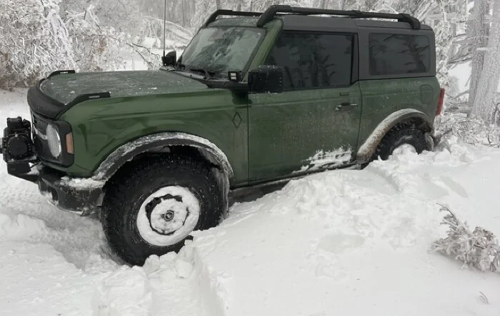 The mountain beat me today. Stuck 3x and 1.5 hrs of winching