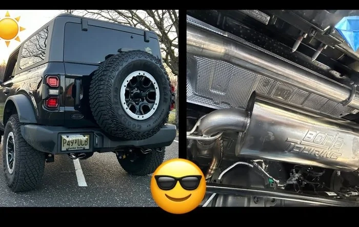 Borla Touring Exhaust Install / Review / Sound Clips on 2.3 Bronco