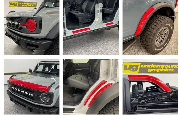 Bronco PPF Protection Film Pieces - Assortment + 🆕 Add: Bronco Top Rail PPF (4 Door)