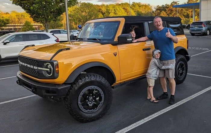 Expensive vacation souvenir: a Badlands Bronco