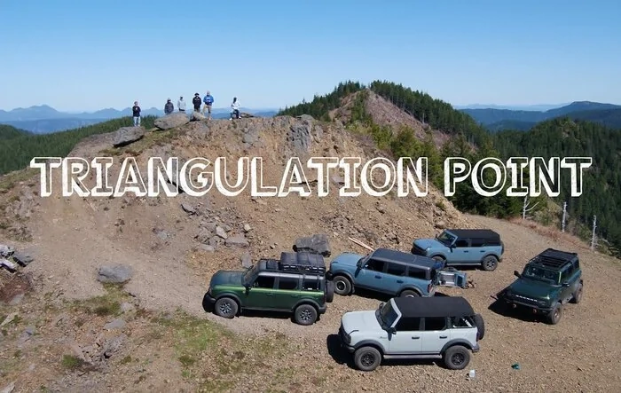 Broncos Hit Triangulation Point - Tillamook State Forest