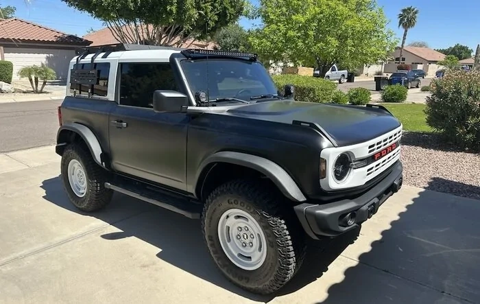 Heritage Edition 2-Door Build (Xpel Stealth PPF, TrailRax Modular Half Rack, FP Axle Back)