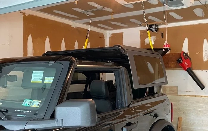 DIY Hard Top Ceiling Hoist - My Version