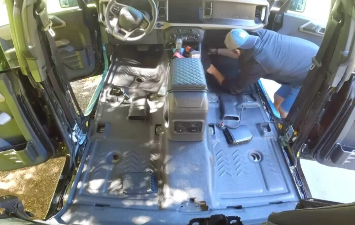 Just installed new Armorlite floor (wash-out floor). Installation video link...