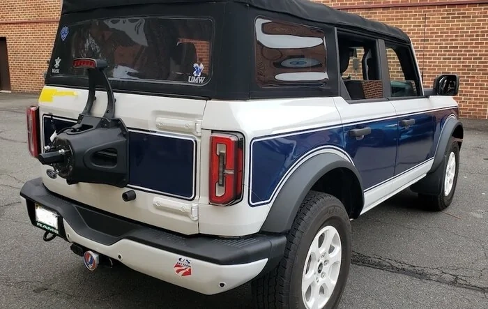 Throwback Edition: Two-Tone Paint & Stripes, Powder Coated Wheels, Heritage Style Grille
