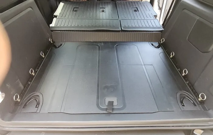Cargo area tie down rings track (airline track) install