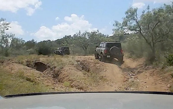 Off-roading at Stillwater Ranch near Llano, Texas