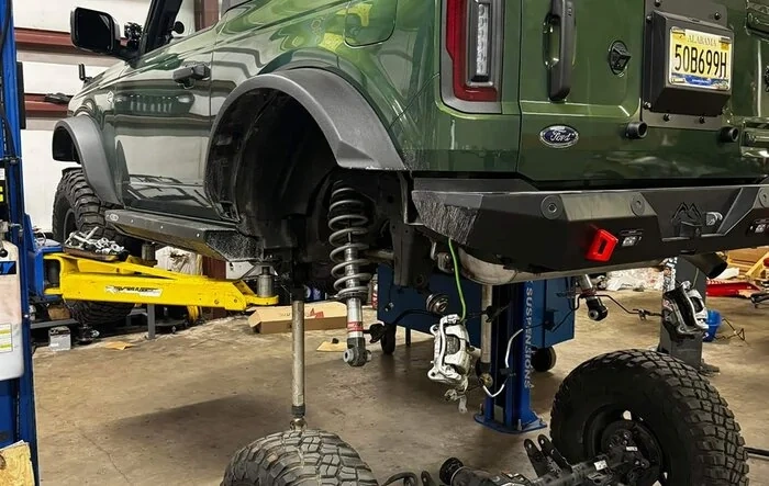 Look at that droop! Rock Krawler 4-Link Rear Conversion