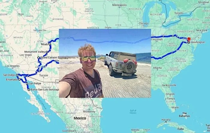 From DC to Baja and back