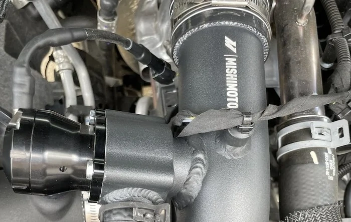 Installed a Mishimoto Intercooler Today