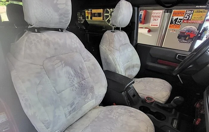 ShearComfort/Coverking Seatcovers for 2 door Bronco (installed)