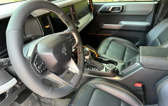 Redline Goods nappa leather steering wheel wrap, armrest and shift boot
