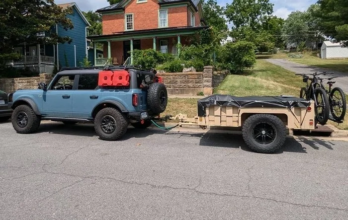 5500 miles over 3 weeks with Frankie (my Wildtrak Bronco) + M1101 military trailer