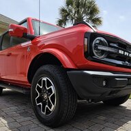 Bright Red Bronco